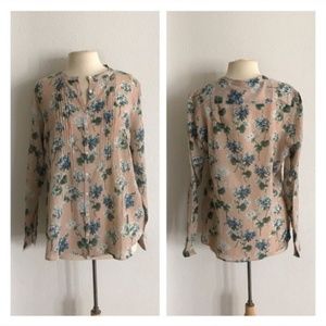 NWT Boden Spring Floral Button Down Blouse
